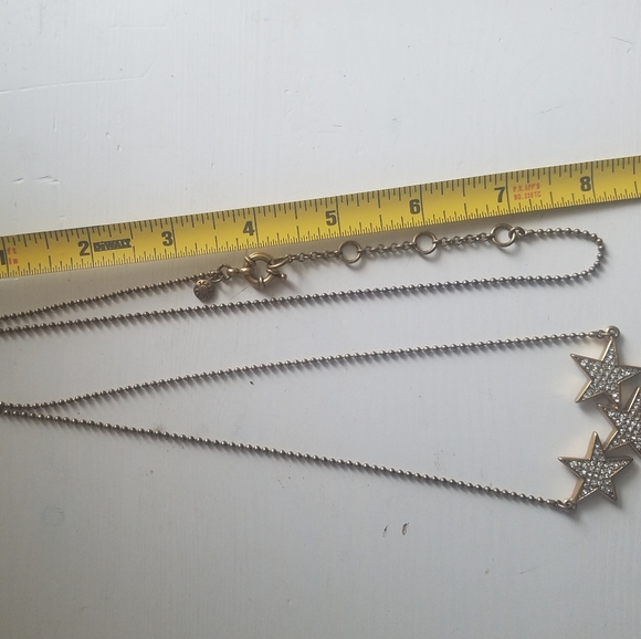 J. Crew 3 Star Long Statement Layer Necklace - Picture 4 of 8